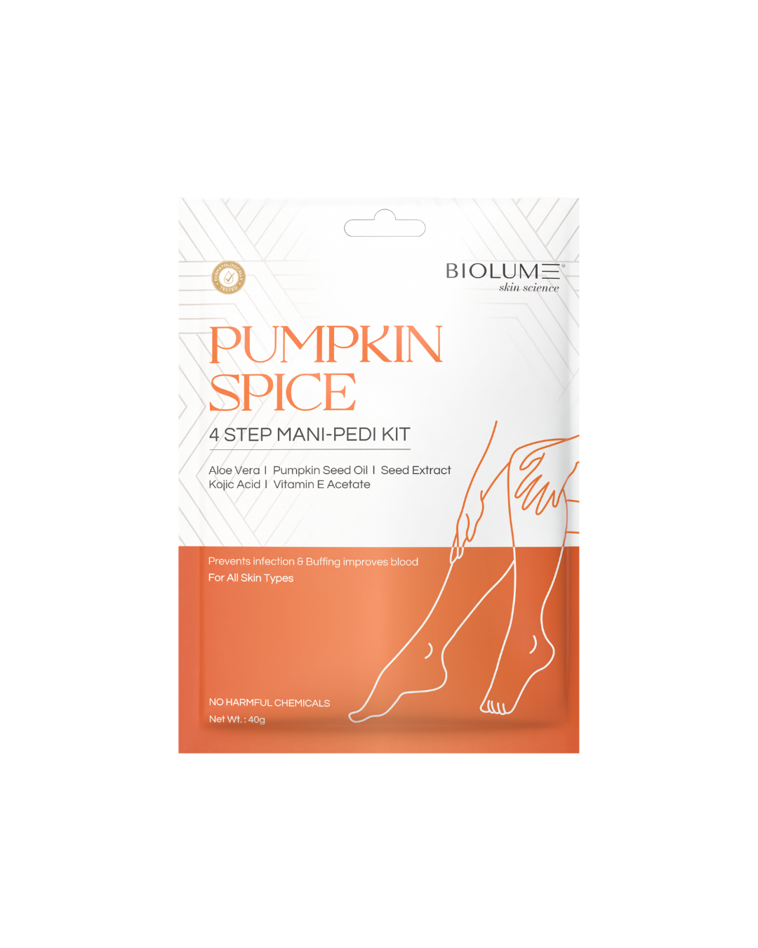 Pumpkin Spice - 4 Step Mani Pedi