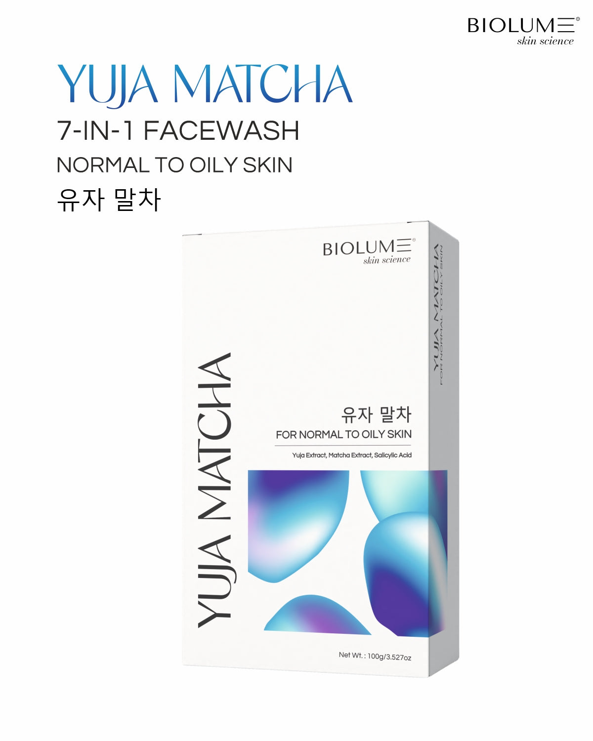 Yuja Matcha - 7 in 1 Facewash for Oily Skin