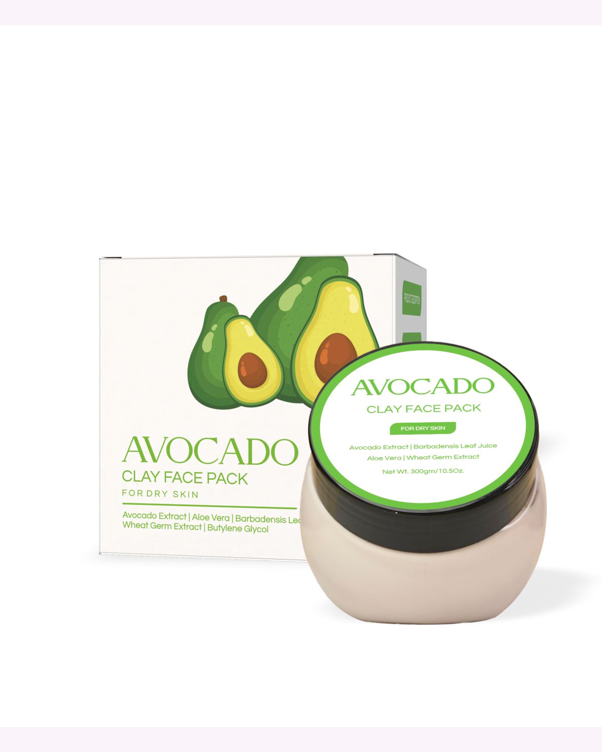 Avocado Clay Face Pack