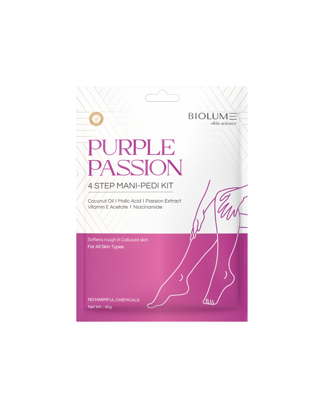 Purple Passion - 4 Step Mani Pedi