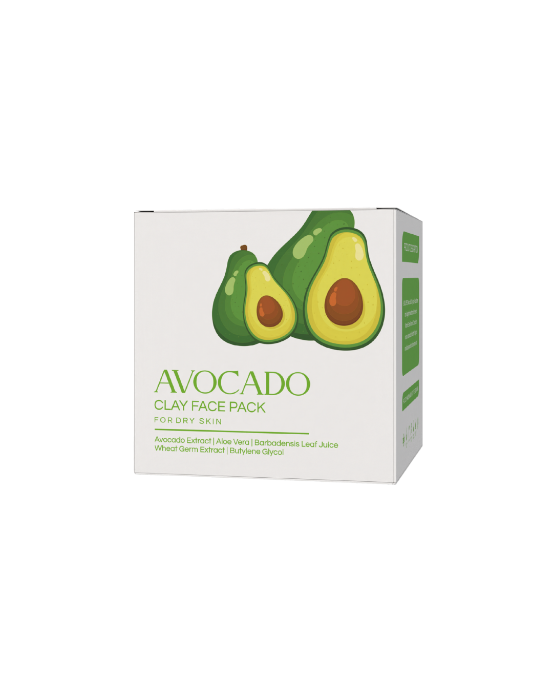 Avocado Clay Face Pack