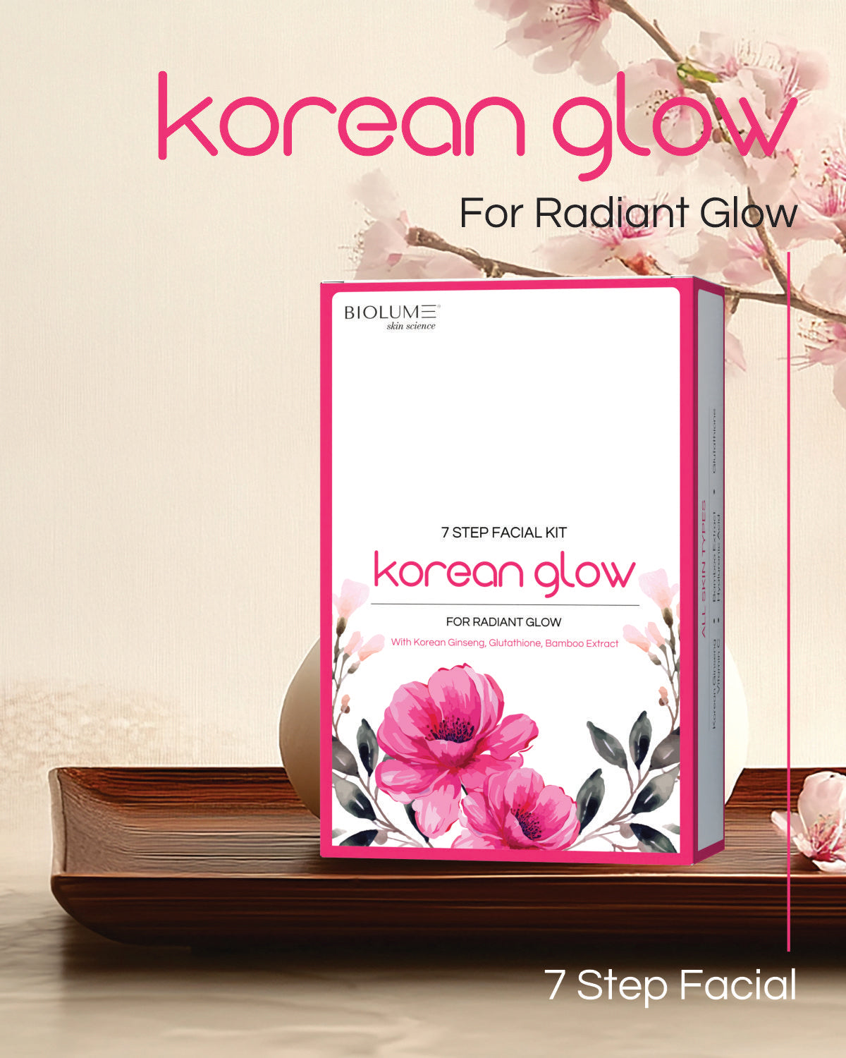 Korean Glow - 7 Step Facial