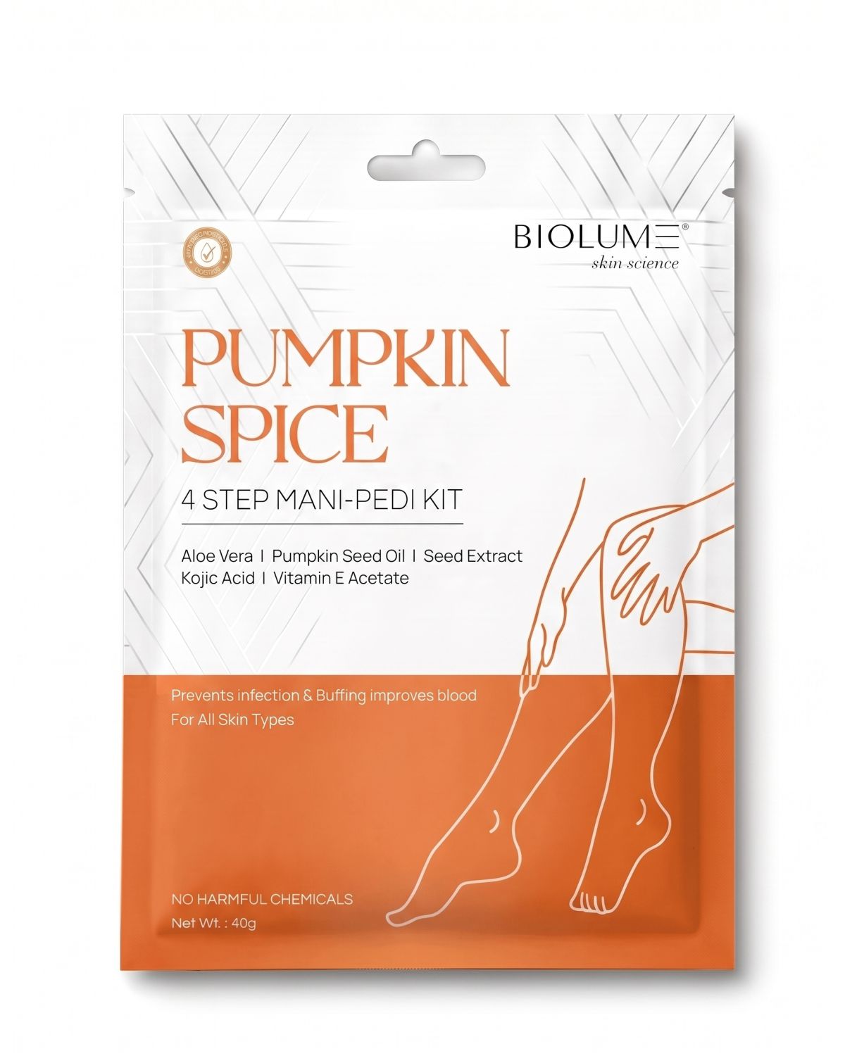 Pumpkin Spice - 4 Step Mani Pedi