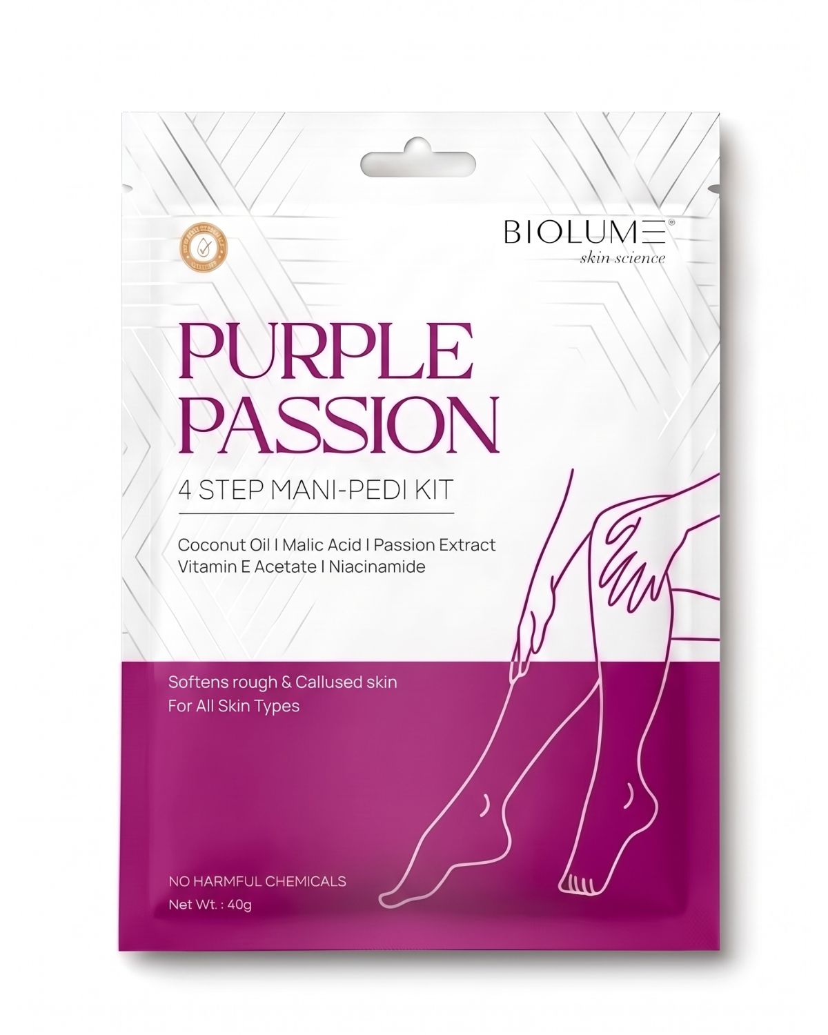 Purple Passion - 4 Step Mani Pedi